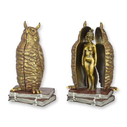 Chouette bronze femme - et,